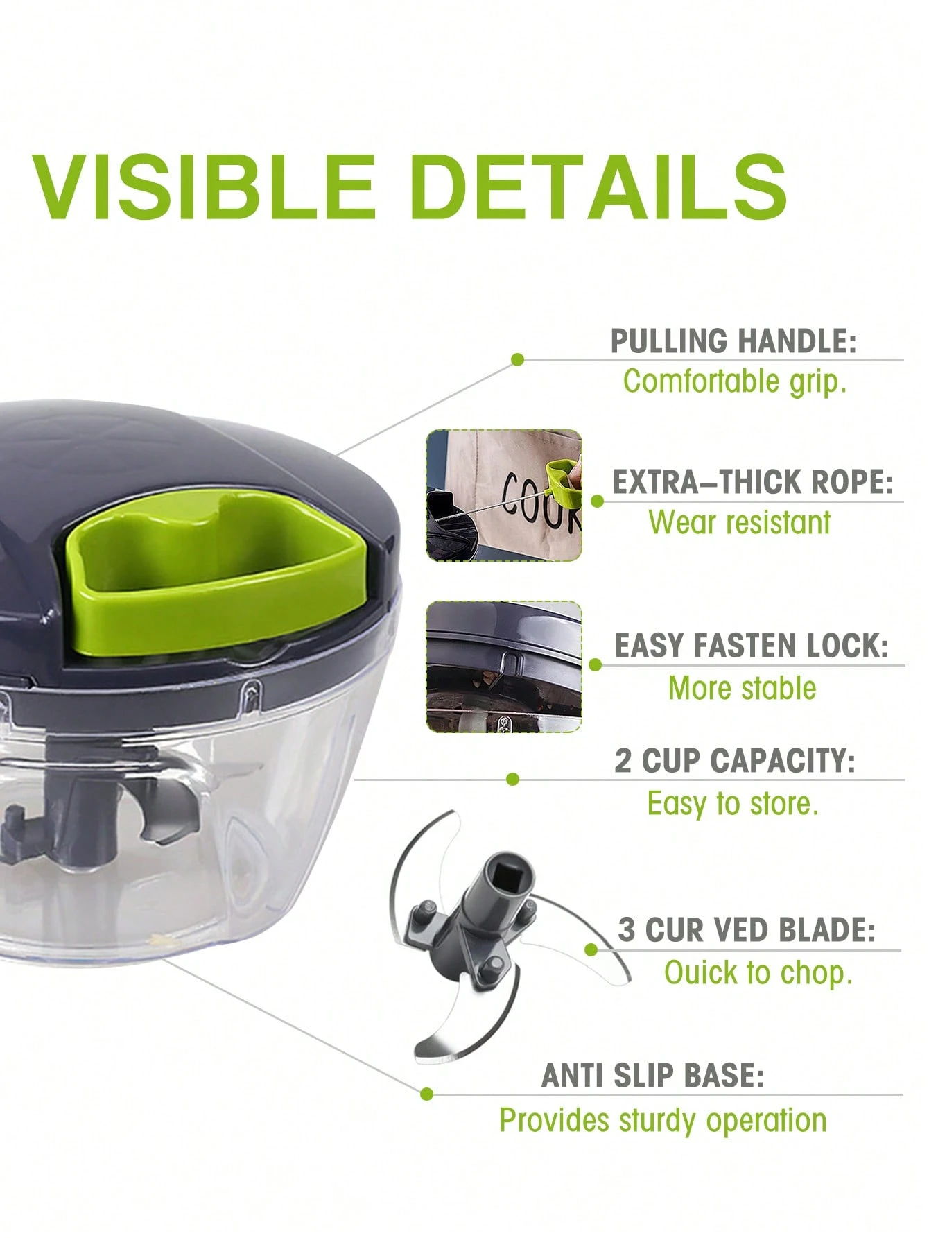 1 pièce Hachoir à légumes de cuisine